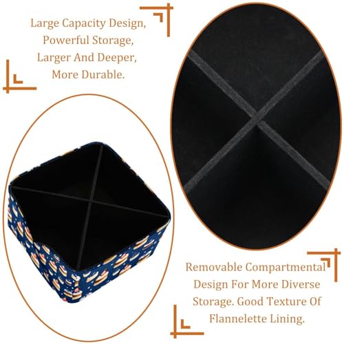 Boîte de rangement et porte-stylos à compartiments thématiques