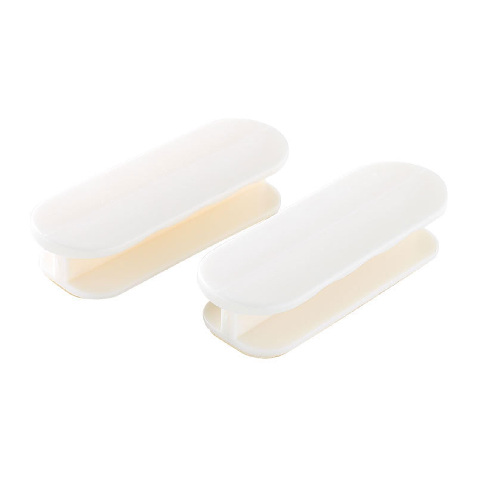 Fexxkg White & Practical Toilet Seat Lifter Upgraded Adhesive Balcony Handle Set Stick-On Design For Easy Handling 2-Piece/Set No Drilling Balcony Door Handle Adhesive Door & Stylish Cabinets No