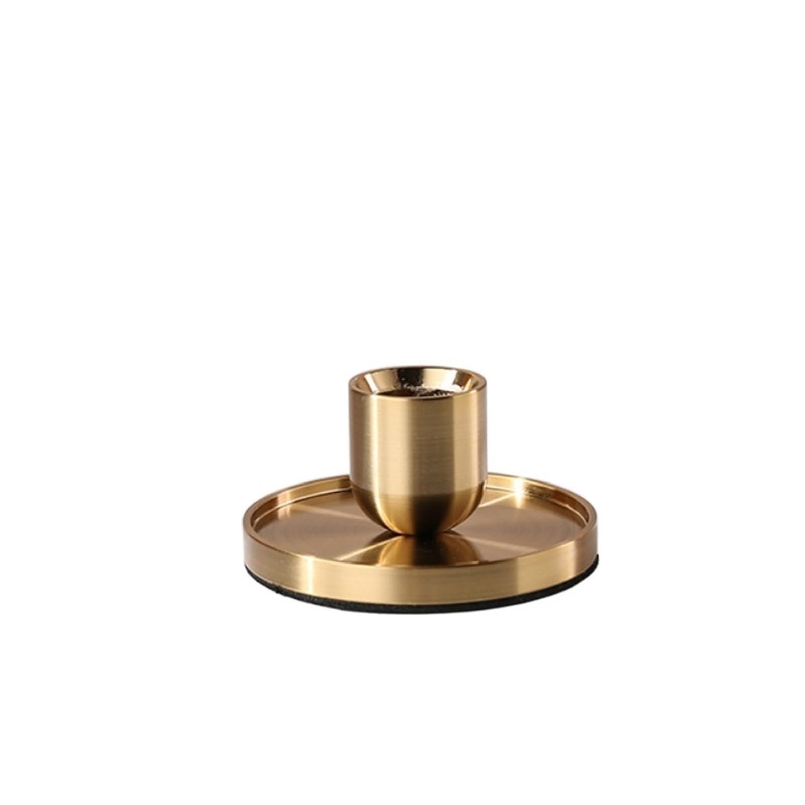 Candle Holders Modern Metal Candle Holder Golden/Black Candlestick for Wedding Party Festival Candelabra Home Decor(Golden M)
