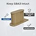 Slakfsey SBA3 Storage Plug and Protection Box for Equipment, Shape Retainer Insert for Maintaining Shape, Can Store Accessories (Combat Sand 1 pcs)