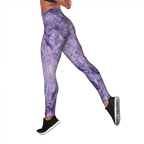Pantalones de entrenamiento transpirables con cintura elástica y estampado de yoga