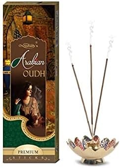 Misbah's Arabian Oudh Insence Sticks Agarbathi Sticks for puja and Religious Purpose 50gm Each Combo Pack (Pack of 6)