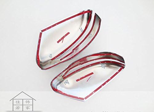 2pcs Chrome Rearview Side Mirror Molding Cover Trim Strip Decorative Emblems for Nissan Murano 2015 2016 2017 2018 2019 2020 2021 2022 2023