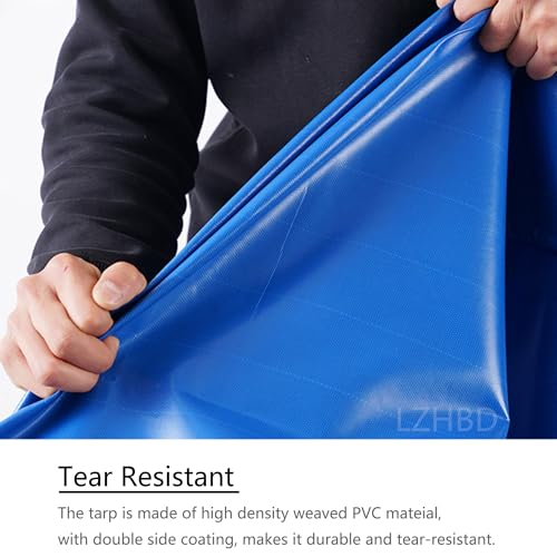 Lona impermeable para balcón y vallas con protección total azul 7