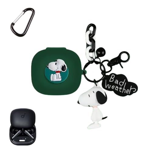 Compatible with Anker Soundcore Liberty 4 pro 対応ハウジング ZuoLeini おしゃれ 創造性 Bluetoothイヤホン シリコン保護スリーブ 360°全面保護 傷防止 落下防止 防塵 防水 着脱簡単 カラ