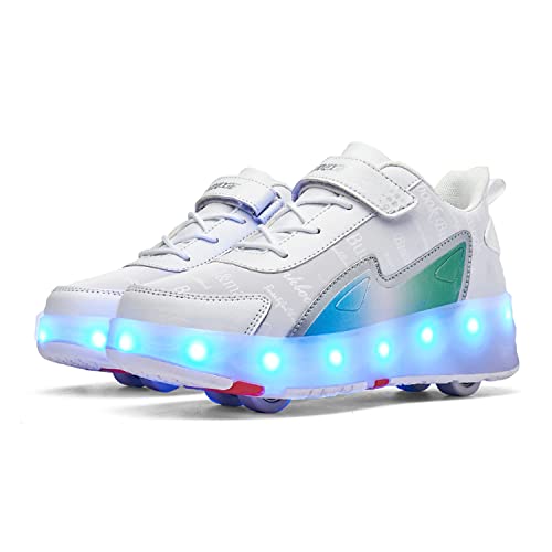 Ragazze Ragazzi LED Scarpe con Ruote LED Luci
