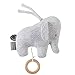Nattou Mini Peluche Musicale Matelassée Éléphant, Tembo, 23 x 17 x 8 cm, Gris
