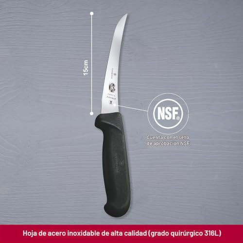 Miniatura 3 de Victorinox Fibrox Cuchillo De Cocina Flexible Para Deshuesar Fibrox Color Negro,15 Cm, 5.6613.15