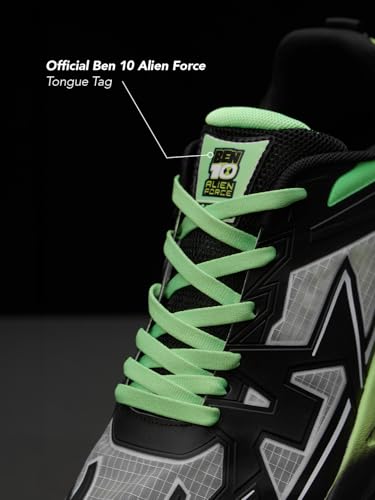 Image of The Souled Store MACH Men and Boys Lace Up Running Technical Trainer Ripstop Base Cushioned Insole Rubber Outsole Tie Up Closure Lightweight Sporty Casual Sneakers