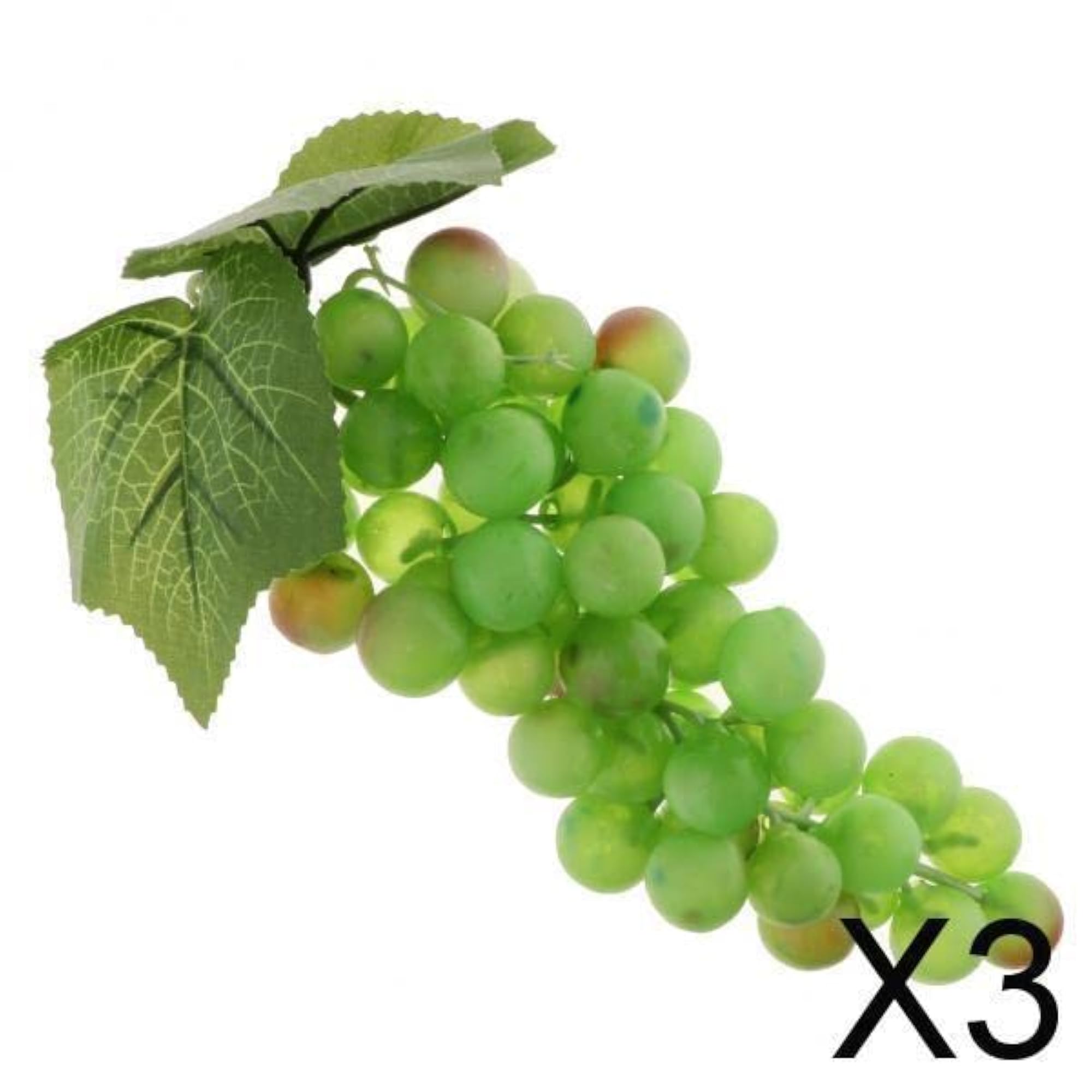 3xArtificial Fake Grape Fruit Home Kitchen Cabinet Display