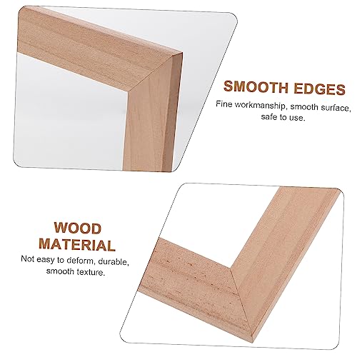 Decoración de pared de madera nórdica khaki para interruptor doble con diseño especial de cubierta 4