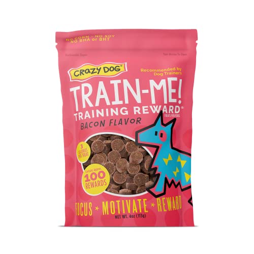 Crazy Dog Train-Me Training Rewards For Dogs, Bacon, 4 Ounce #TOP5
