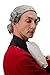 Produktbild WIG ME UP - F2588 Perücke Qualitätsperücke Herren Karneval Theater Barock Lord Edelmann Adliger dunkelgrau grau