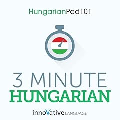 3-Minute Hungarian - 25 Lesson Series Audiobook Titelbild