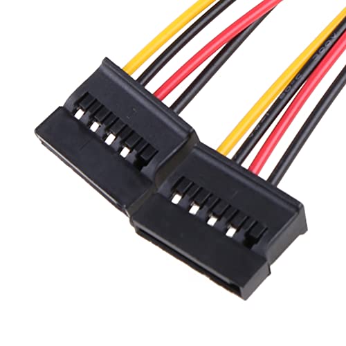 Cable Extensor Adaptador de Conector IDE 4 Pin a 2 Sata miniatura 2