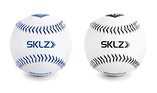 Sklz Weighted Throwing Baseballs, 2-Pack (10 Ounce And 12 Ounce),White #TOP5