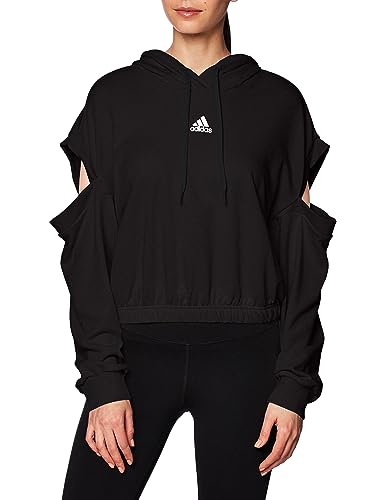 Sweat à capuche Adidas Hyperglam femme avec découpes vêtements de sport tendances