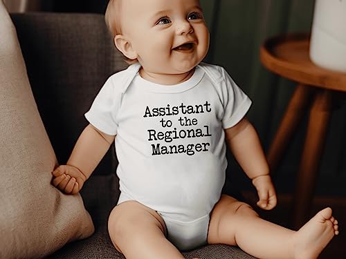 Assistant to the Assistant Regional Manager Romper Funny The Office Baby Romper Pregnancy Announcement Shower Shirt2
