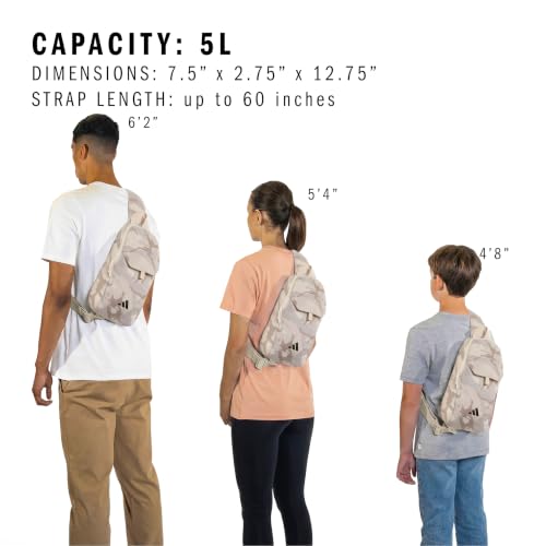 Image of adidas Essentials Sling Bag | Adjustable Strap, Secure Zip Pockets, Wears Crossbody, Phone Strap Pocket, Locks In Essentials, Everyday & Travel Ready
