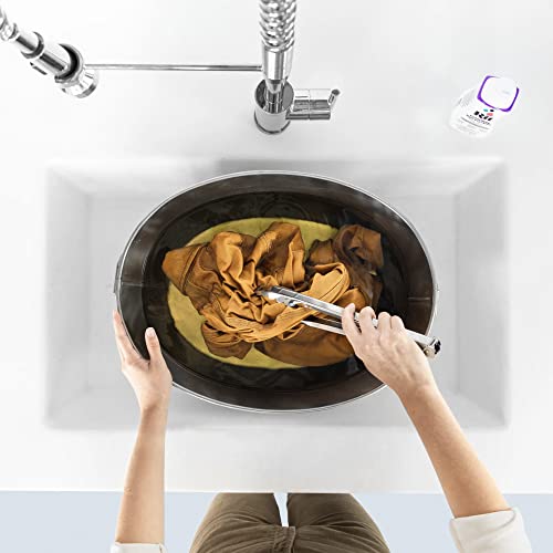 Rit Dye Liquid Dark Brown All-Purpose Dye 8Oz, Pixiss Tie Dye Accessories Bundle With Rubber Bands, Gloves, Funnel And Squeeze Bottle #TOP6