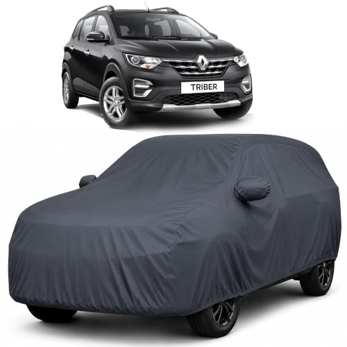 Image of Autofact Premium Car Cover for Triber | All Weather Waterproof Full Body Car Cover | Light-Weight Triple-Stitched Outdoor Shield with UV Protection, Dustproof & Heat-Resistant