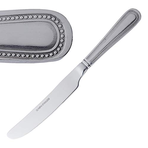 Stainless Dinner Knife Solid Handle. Pack quantity: 12