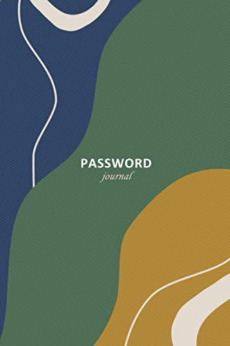 Password Journal: Internet Password Logbook, Password book, Password Organizer, Internet Log Book, Password Keeper with alphabetized pages - 6" x 9" 105 pages