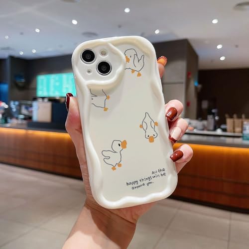 Funda Pato Ola Silicona Suave Compatible con Realme 6/Realme 6s Blanco Caja