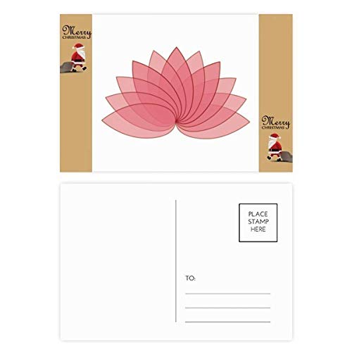 Cartes postales fleur de lotus lot de 20 correspondance de remerciement floral