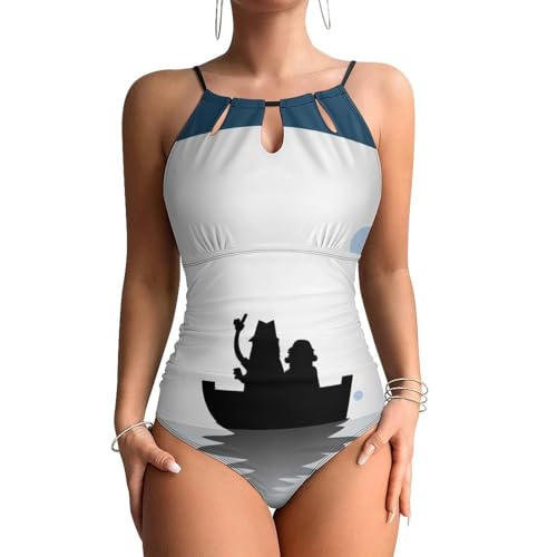 Swimsuit contrôle ventre effet sculptant Bateau Étoilé Lunaire