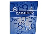 100% reciclable FLOJIM 7011 - 4 Talonarios Camarero - Din-A6, 40 Juegos x Duplicado