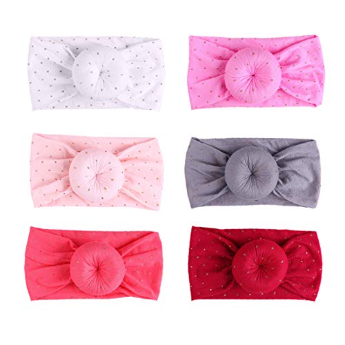 COUXILY Bébé Fille Bow Bandeau Turban Lapin Bandeaux élastique serre-tête Wrap Photographie Belles Cheveux Accessoires (E001)