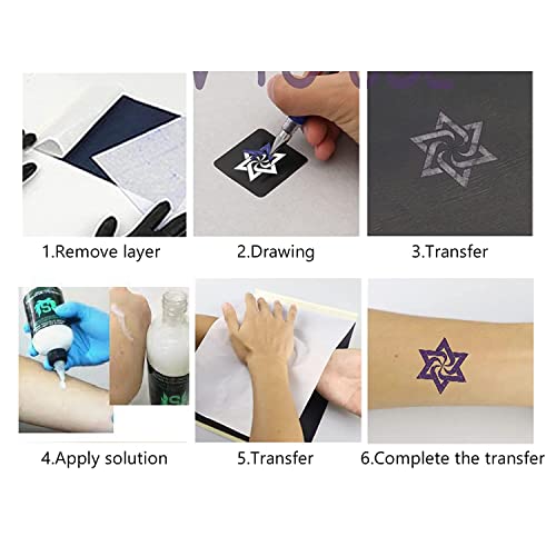 Stencil Stuff Tattoo Transfer Solution – Long-Lasting, Vegan-Friendly, Easy Application & Removal – 4 oz Bottle - Image 3