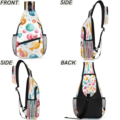 Bolso tipo sling unisex para viaje y senderismo miniatura 6