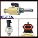 HiSport 7.3 IPR Valve Injector Pressure Regulator & ICP Control Sensor with Pigtail Connector Compatible with Ford Excursion, F-250 F-350 F-450 F-550 Super Duty, F81A9C968AA F5TZ9C968A 1841217C91