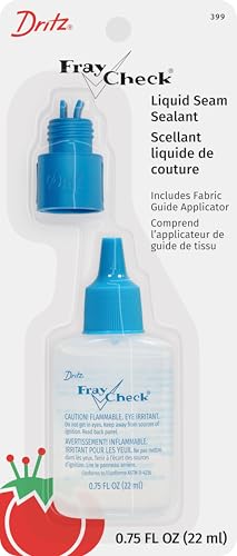 Dritz 399 Fray Check Liquid Seam Sealant with Guide Tip, 0.75-Fluid Ounce