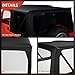 A-Premium Black Convertible Soft Top Compatible with Jeep TJ Series Wrangler, TJ, 1997-2006, Fits 2 Door Only