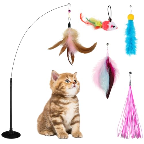 Set 60 Giocattoli Per Gatti - Palline, Molle E Topini Con Spirale, Giochi Interattivi Per Divertimento E Esercizio - Foto 2