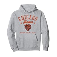 Jonathan Owens x NFL Chicago Bears Pullover Hoodie, Adult Unisex, Heather Grey, XX-Large