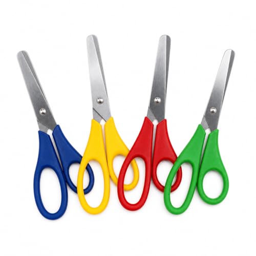 Tijeras para niños Color Swell paquete escolar de 72 unidades infantiles con punta roma 4