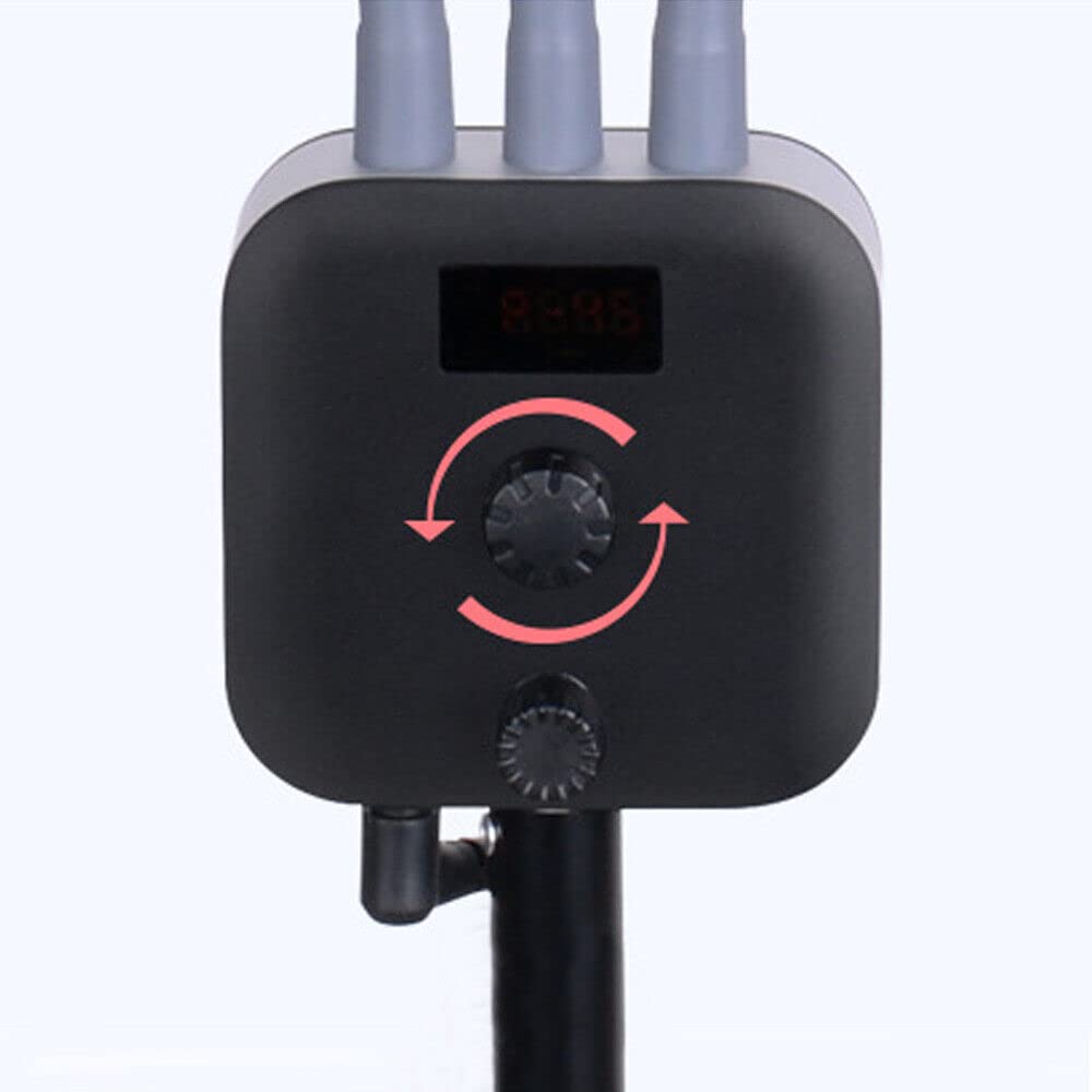 Juego de luces LED regulables para fotografía, iluminación de estudio con trípode y bolsa de transporte para maquillaje, pestañas, cejas, tatuajes, extensión de pestañas, lámpara de luz diurna |
