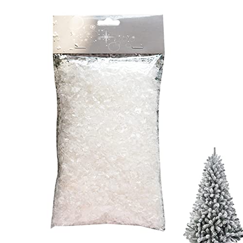 Neve falsa para árvore de Natal - Neve Artificial Fofo de Fibra - Neve artificial perfeita para deco