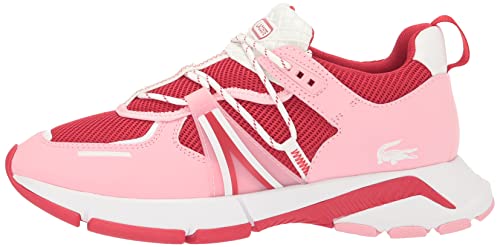 Lacoste Women's L003 Sneaker, Pnk/Wht, 7 #TOP6