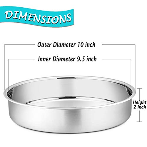 PP-CHEF-9-inch-Round-Cake-Pan-Set-of-2-Stainless-Steel-Bakeware-Tier-Cake-Pan-Set-Easy-Releasing-Cleaning-Oven-Dishwasher-Safe-9-inch-x-2-inch PP CHEF 9 inch Round Cake Pan Set of 2 Stainless Steel Bakeware Tier Cake Pan Set Easy Releasing Cleaning Oven Dishwasher Safe 9 inch x 2 inch