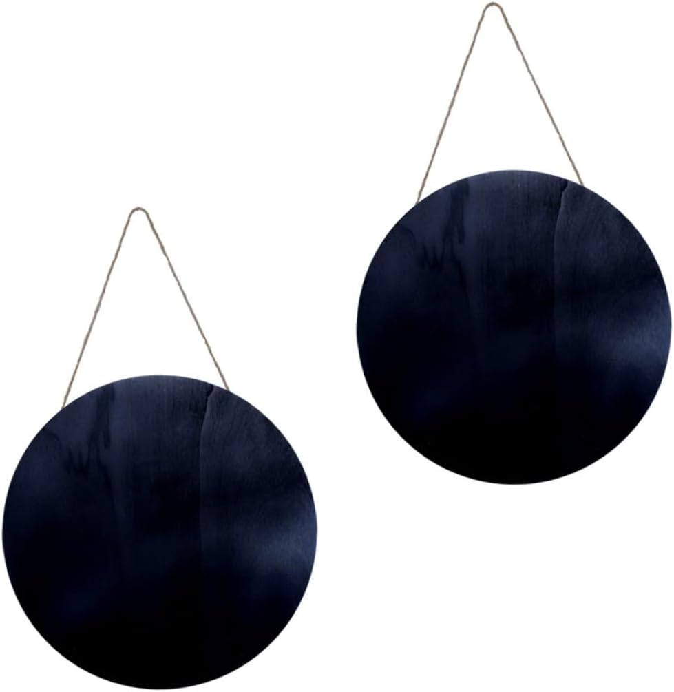 2pcs Blank Door Sign Decor Hanging Wood Sign for Christmas Party Rustic Front Door Decoration Versatile Craft Material for Home Decor and Events