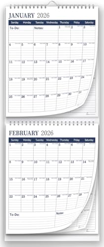 2026-2027 2-Month View Wall Calendar by StriveZen, Move-a-Page, Monthly, Foldable, Vertical, January 2026 to December 2027, 12x 28 Inches, Large, Minimalist, 24 Months