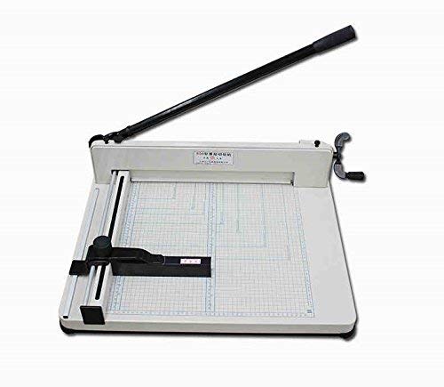 CGOLDENWALL YG-858 A3 Industrial Guillotine Normal Manual Thick Paper Cutter Cutting Machine Office Paper Trimmer Paper Slitting Machine 0.1-36mm Thickness