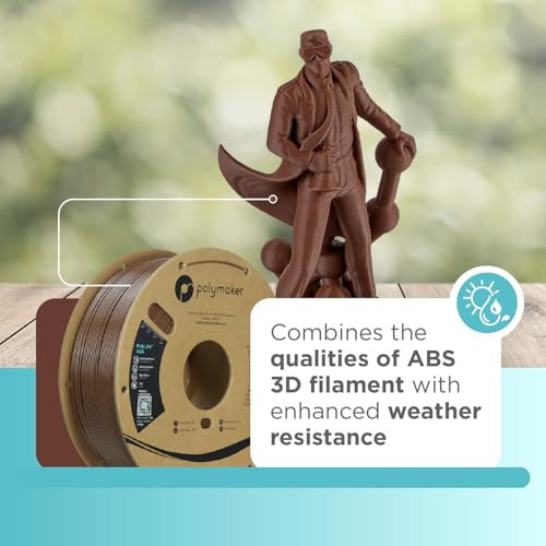 Image of Polymaker ASA Filament 1.75mm Army Brown, 1kg ASA 3D Printing Filament, Heat & Weather Resistant - ASA 3D Printer Filament Perfect for Printing Outdoor Functional Parts