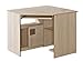 Produktbild Jugendzimmer - Schreibtisch Elias 11, Farbe: Hellbraun / Braun - Abmessungen: 78 x 97 x 97 cm (H x B x T)