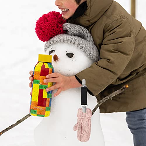 Mitten Clips Kids Winter Glove Clips Stainless Steel Fit Dress Clips Elastic Glove Caps Clip for Baby Kids Toddler and Adults2